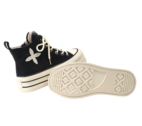 Pantofi sport, dama, FRANCO GERARDO, 2066-2TK negru, piele intoarsa